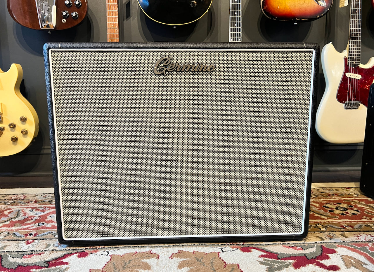 Germino Lead 55 LV Master Volume & Style II 2x12 Cabinet Black Tolex