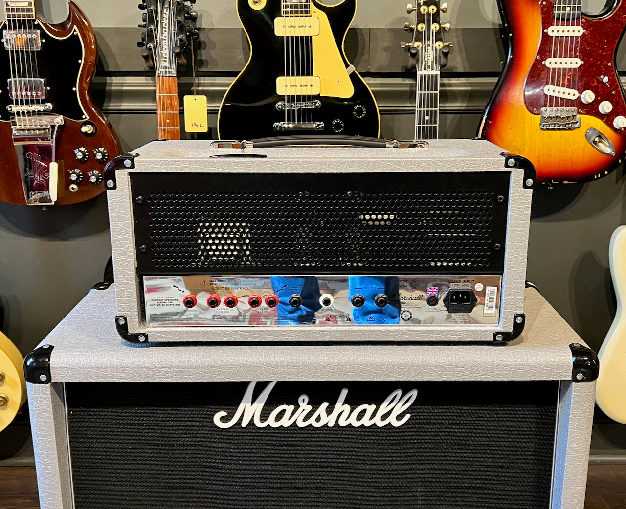 Marshall Silver Jubilee 2525H Head & 2x12 Silver Tolex