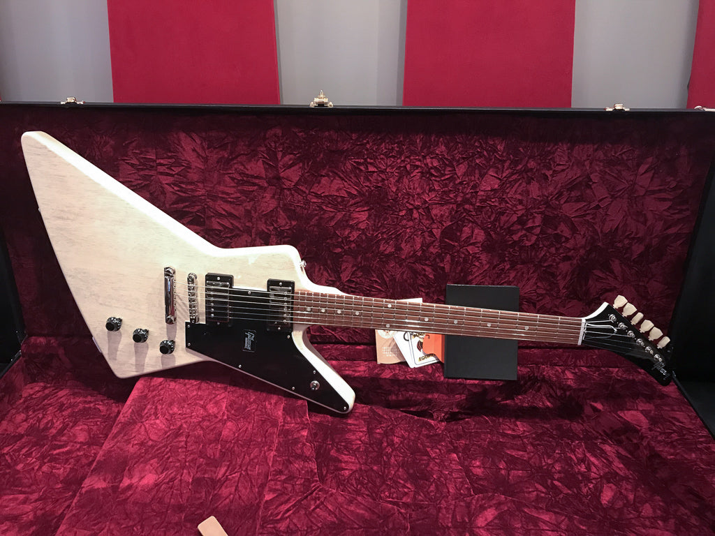 2017 Gibson Custom '58 Explorer TV White OHSC – Watchtower Guitars