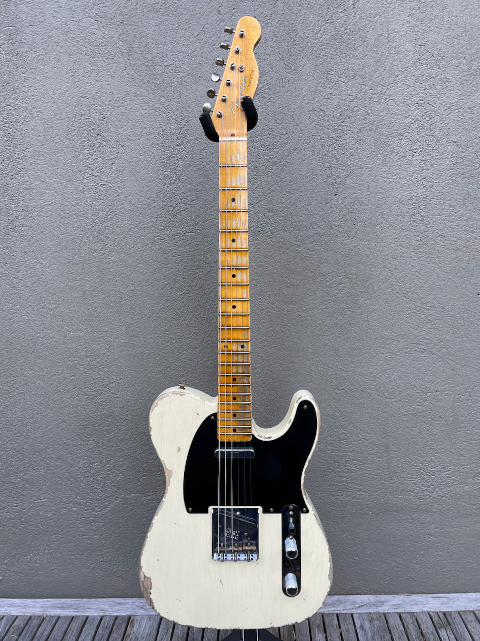 2021 Fender Custom Shop 1952 Telecaster Heavy Relic Vintage White Blonde