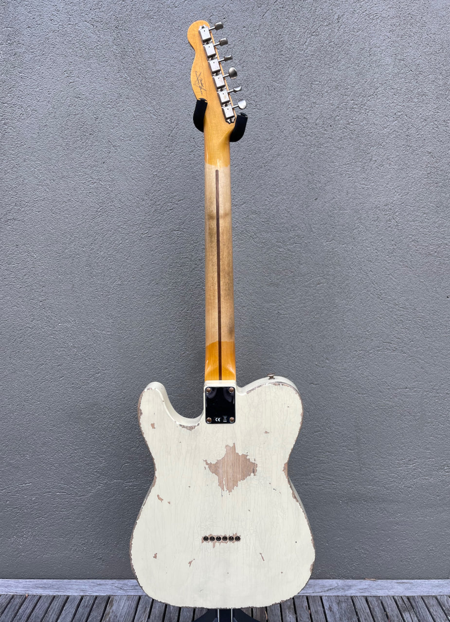 2021 Fender Custom Shop 1952 Telecaster Heavy Relic Vintage White Blonde