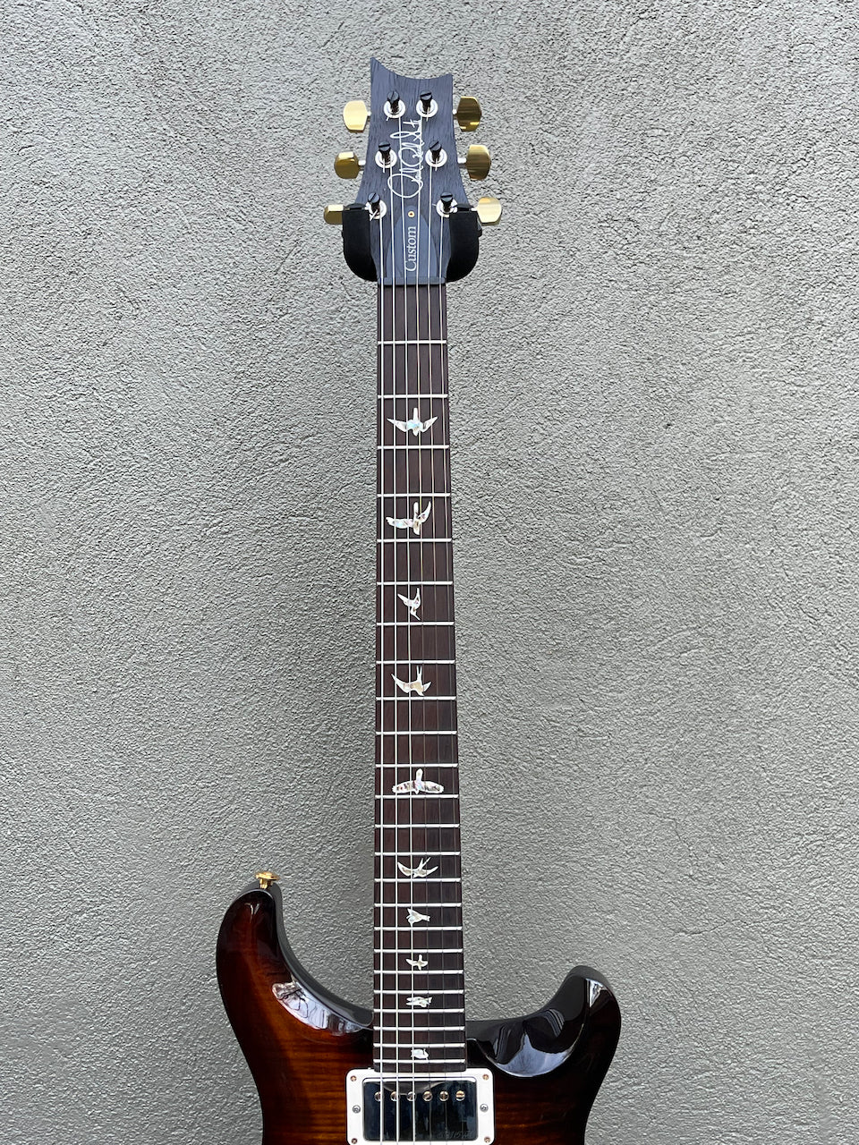 2017 PRS Paul Reed Smith Custom 24 10 Top Black Gold Burst Rosewood Neck Brazilian Board
