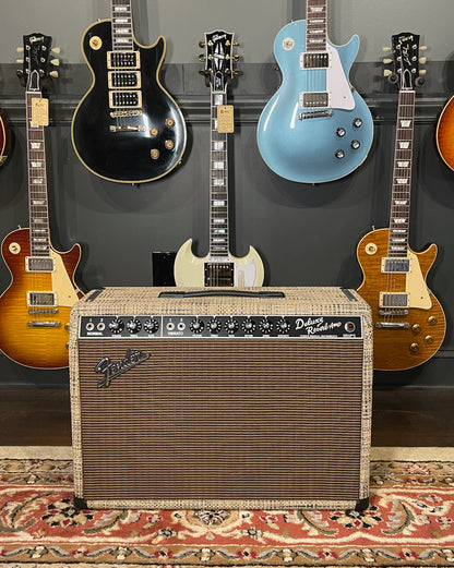 2020 Fender Limited Edition '65 Deluxe Reverb Chilewich Bark w/Celestion Ruby Alnico Speaker