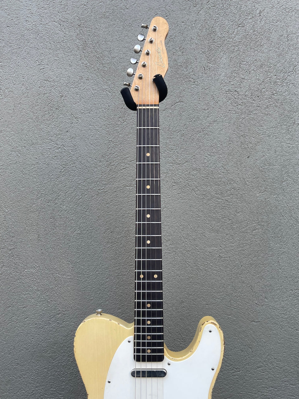 2021 Danocaster Single Cut Nicotine Blonde