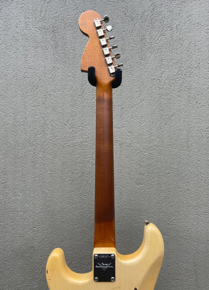 2021 Fender Custom Shop Carlos Lopez Empire 1967 Stratocaster Aged Olympic White