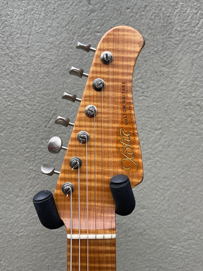 2019 Xotic XSC-1 Heavy Aged Candy Apple Red & Mastergrade Roasted Maple Neck