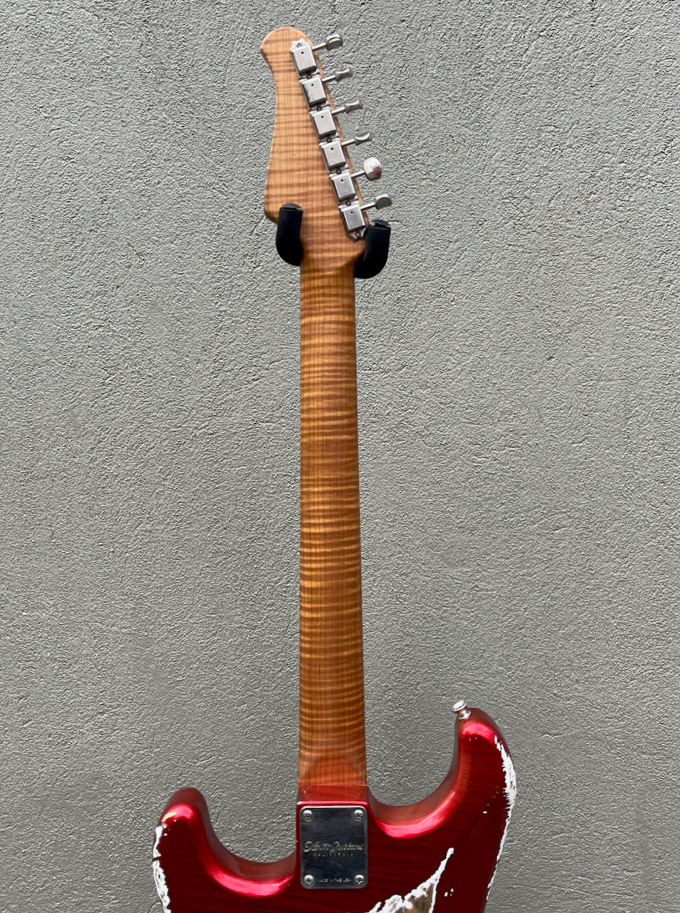2019 Xotic XSC-1 Heavy Aged Candy Apple Red & Mastergrade Roasted Maple Neck