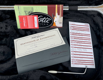 2019 Xotic XSC-1 Heavy Aged Candy Apple Red & Mastergrade Roasted Maple Neck