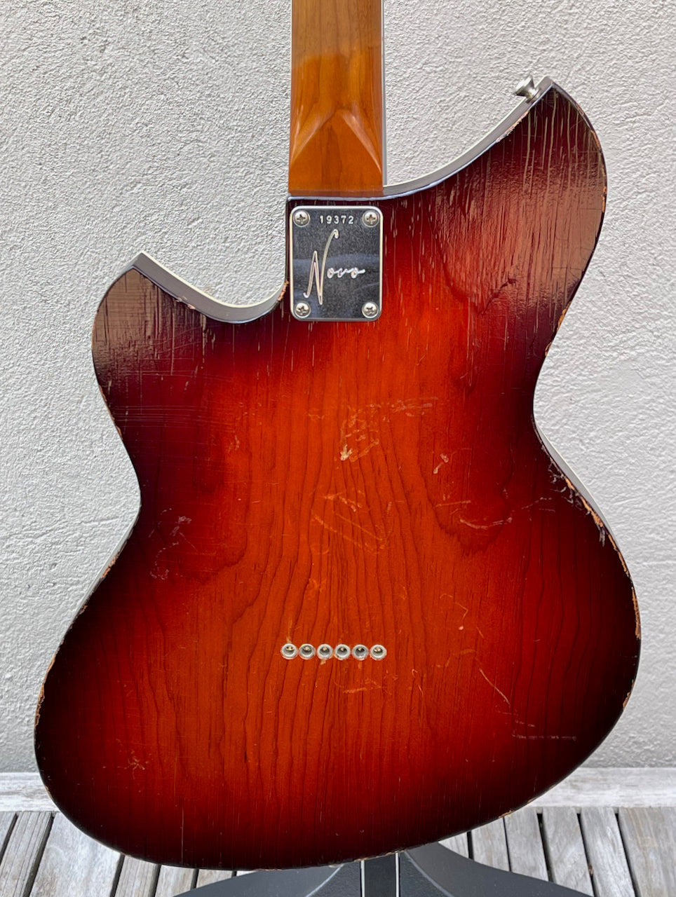 2020 Novo Guitars Serus T Tobacco Burst, Binding, Blocks & Lollars