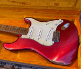 2021 Fender Custom Shop '63 Stratocaster Relic Candy Apple Red