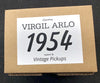 Virgil Arlo Model 1954 Strat Pickups, Tan covers wired in creme Pickguard EJ style !