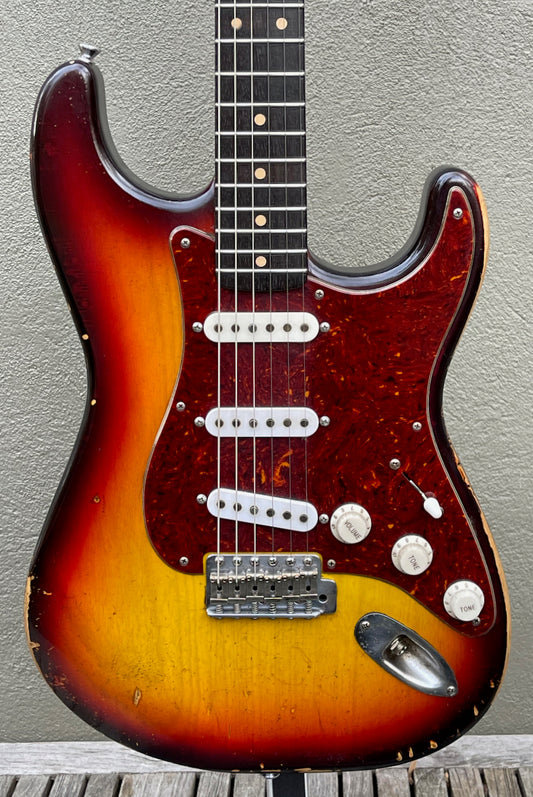 2021 Nacho Contour Body Sunburst Tortoise pickguard #2265