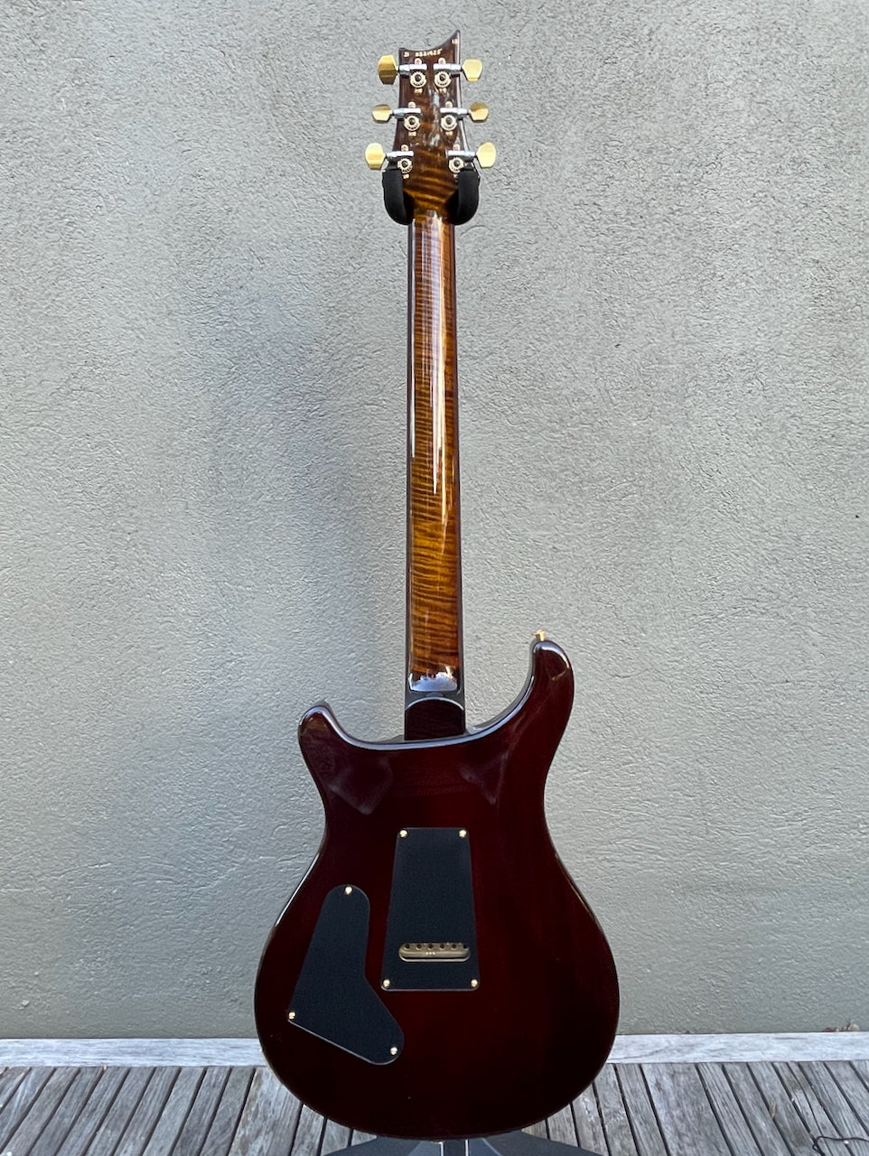 Paul Reed Smith PRS Custom 24 10 Top Quilt Black Gold Wrap Flamed Maple Neck/Ebony Board