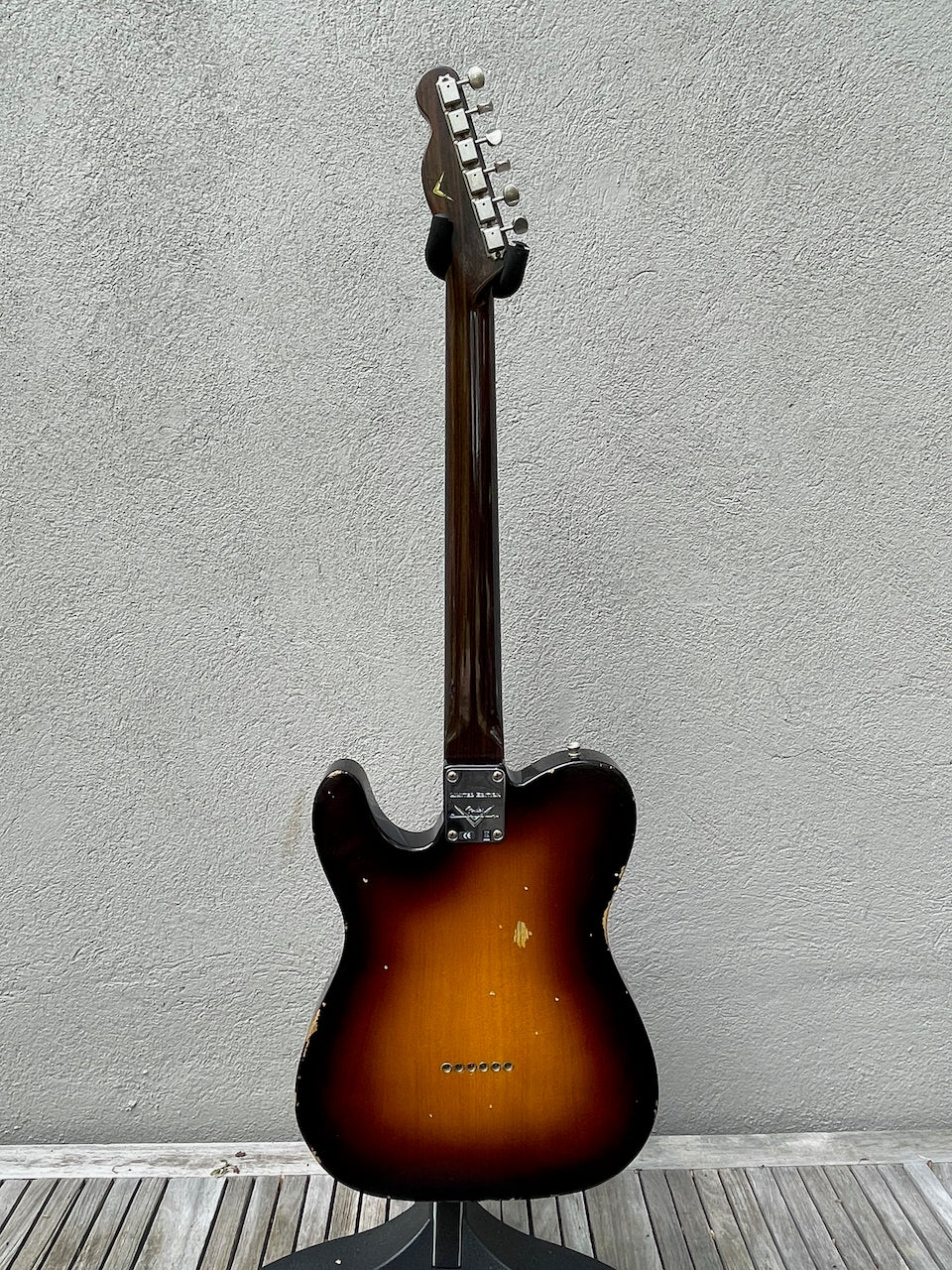 2016 Fender Telecaster Limited 50's Thinline Relic Chocolate Sunburst Rosewood Neck