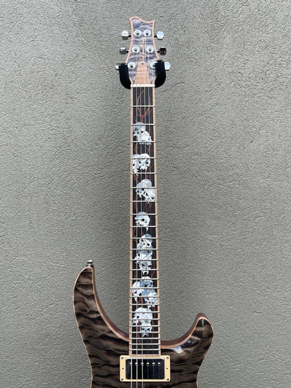 2003 McNaught Phoenix Signature Series Rattlesnake Double Diamond Quilt Skull Pile Inlays