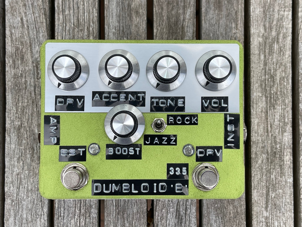 Shins Music Dumbloid 335 Boost Overdrive Pedal Sukimo Leather