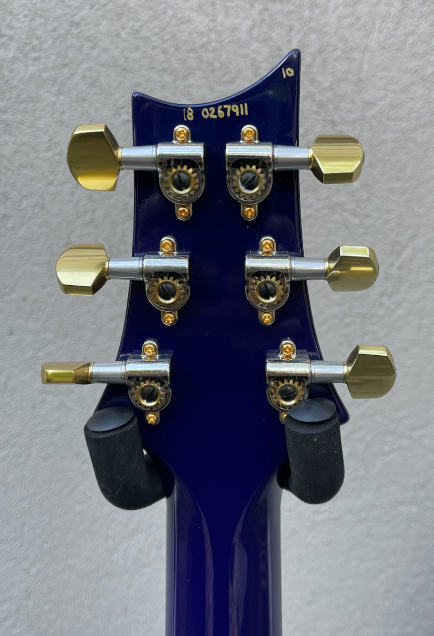 2018 Paul Reed Smith PRS Custom 24 Violet Blue Burst 10 Top Thornbucker