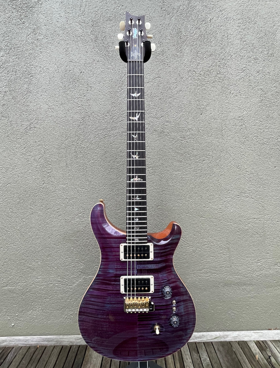 Paul Reed Smith PRS Custom 24 35th Anniversary 10 Top Violet Blue Burst