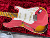 2018 Fender Stratocaster NAMM 56 Thinline Stratocaster Coral Pink/Sunburst