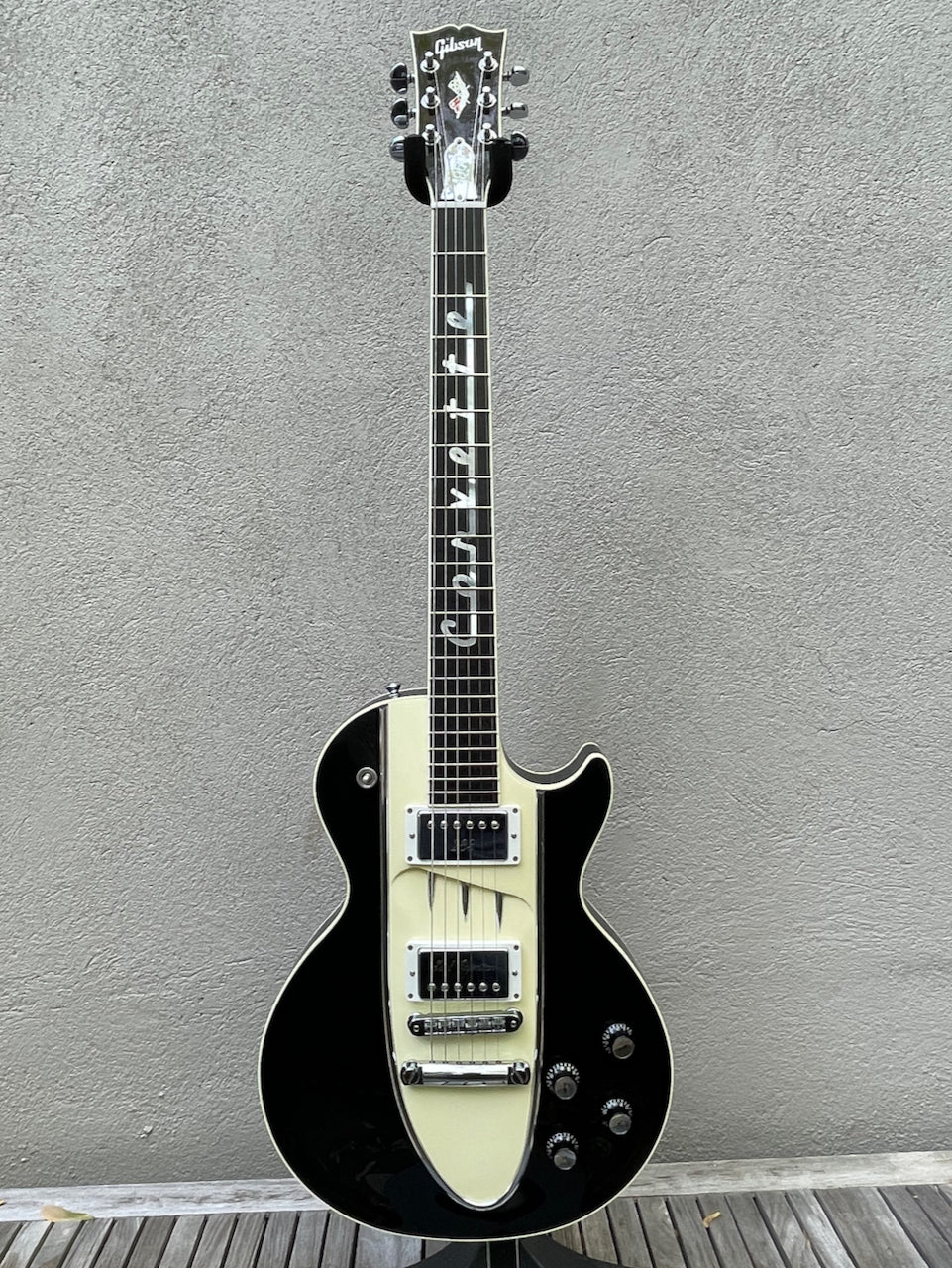 1995 Gibson Custom Shop 1960 Corvette Les Paul Tuxedo Black