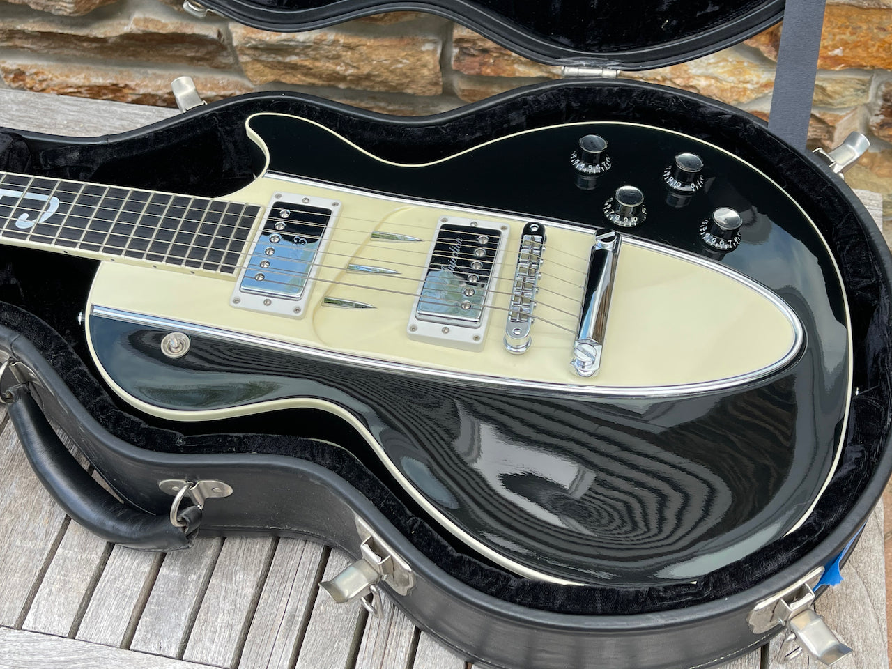 1995 Gibson Custom Shop 1960 Corvette Les Paul Tuxedo Black