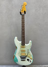 2013 Fender Custom Shop Heavy Relic 1960 Stratocaster LTD Floyd Rose White Lightning/Surf Green