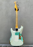 2013 Fender Custom Shop Heavy Relic 1960 Stratocaster LTD Floyd Rose White Lightning/Surf Green