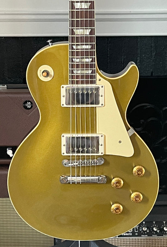 2021 Gibson 1957 Les Paul Standard Reissue R7 Goldtop VOS Double Gold Darkback