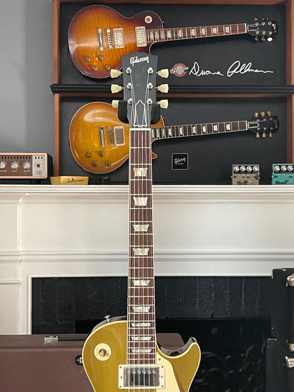 2021 Gibson 1957 Les Paul Standard Reissue R7 Goldtop VOS Double Gold Darkback