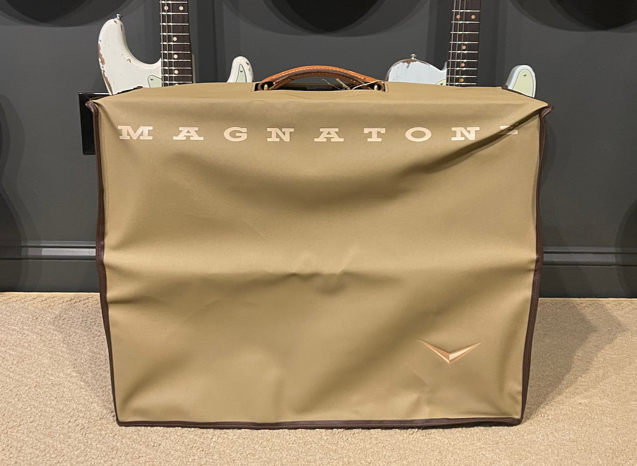 Magnatone Panoramic Stereo 2x10 Combo *Custom Color* Fawn with Wheat Grill