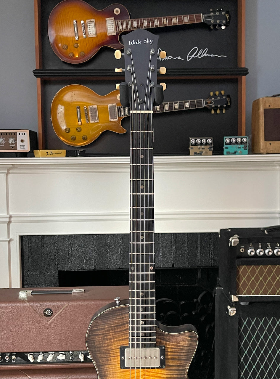 2019 Wide Sky P125 Cutaway Hand Rubbed Tobacco Burst