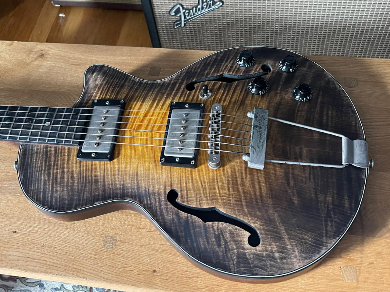 2019 Wide Sky P125 Cutaway Hand Rubbed Tobacco Burst