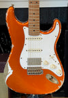 2021 Xotic XSC-2 Heavy Aged Candy Tangerine & Mastergrade Roasted Maple Neck