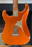 2021 Xotic XSC-2 Heavy Aged Candy Tangerine & Mastergrade Roasted Maple Neck