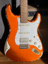 2021 Xotic XSC-2 Heavy Aged Candy Tangerine & Mastergrade Roasted Maple Neck