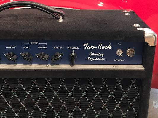 2006 Two Rock Sterling Signature Black Suede/Vox Grill Cloth