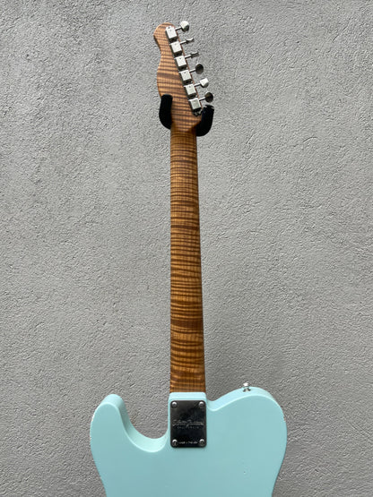 2019 Xotic XTC-1 Sonic Blue Mastergrade Roasted Maple Neck