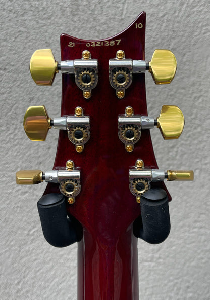 2021 Paul Reed Smith PRS Hollowbody II Piezo 10 Top Fire Red
