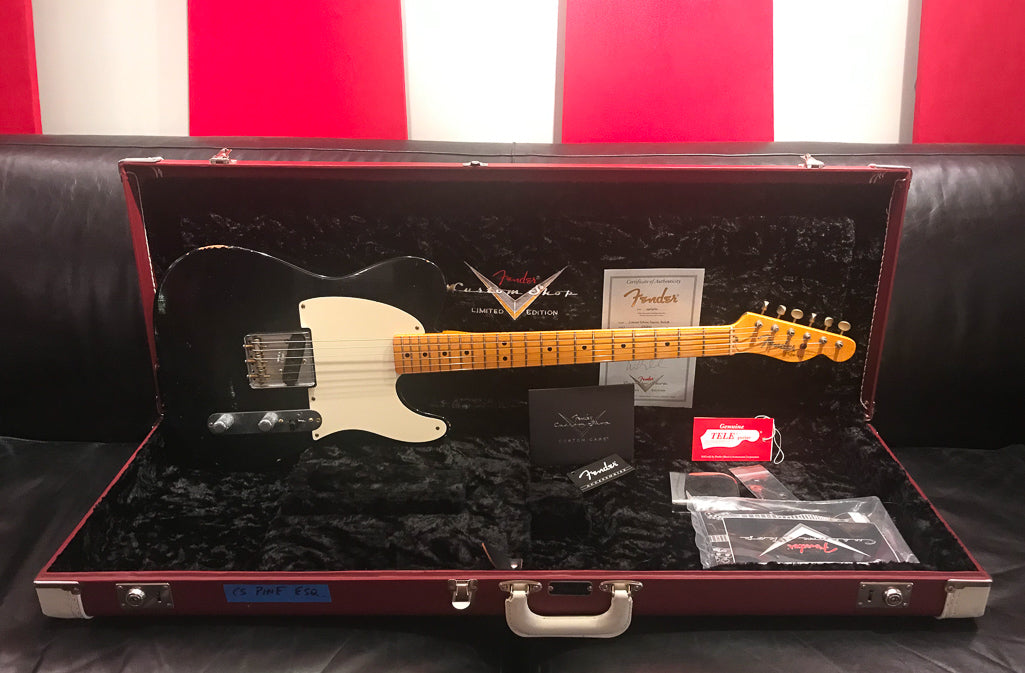 2010 Fender Custom Shop Pine Esquire 60th Anniversary LTD Edition Black