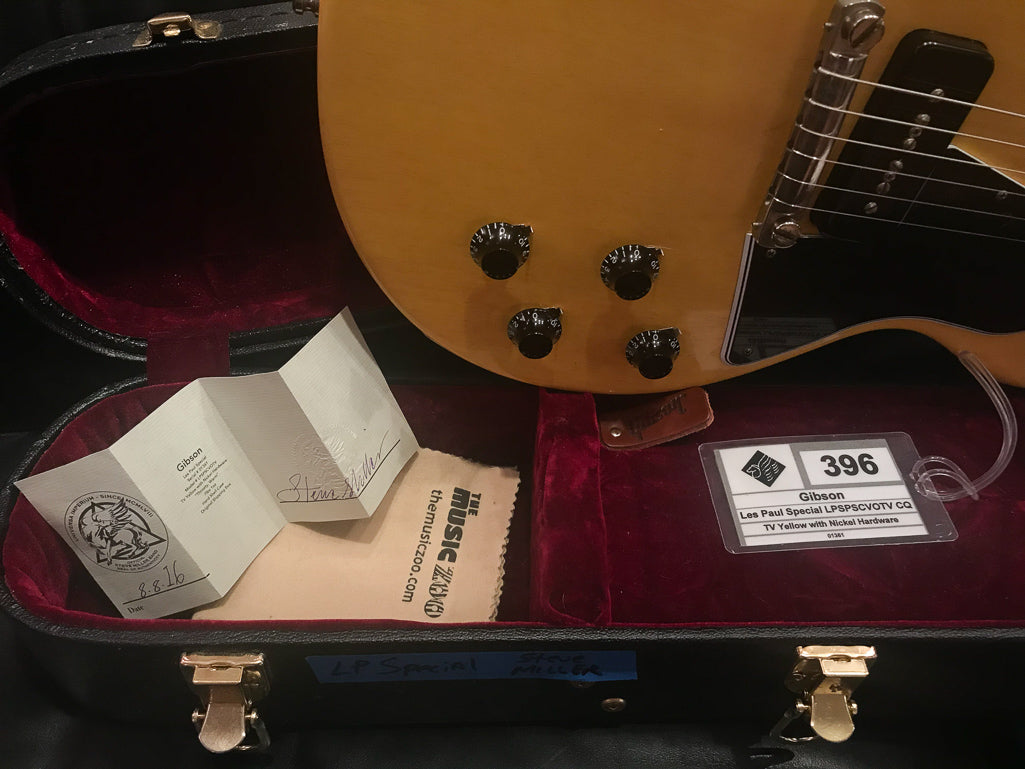 2011 Gibson '60 Les Paul Special TV Yellow Steve Miller Owned
