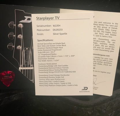 2016 Duesenberg Starplayer TV Silver Sparkle