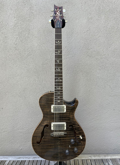 2012 PRS Hollowbody II 25th Anniversary Grey Black 10 Top