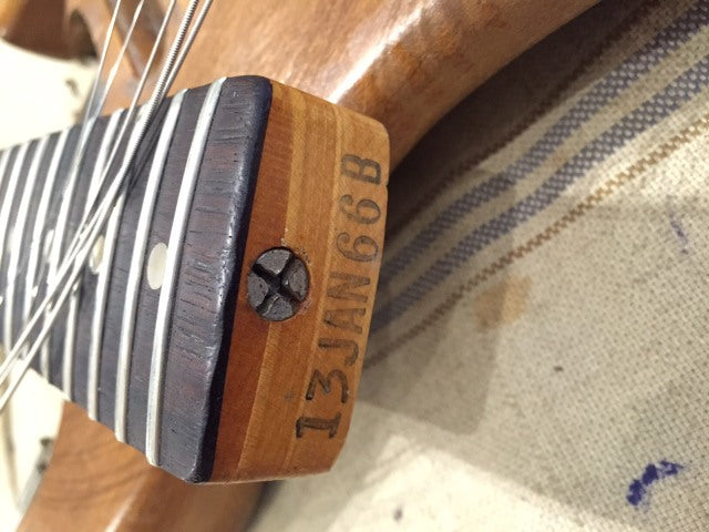 1966 Fender Stratocaster Natural Refin HSC