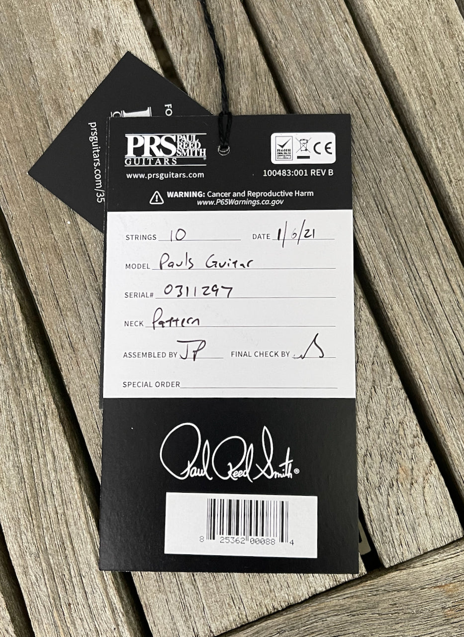 Paul Reed Smith PRS Paul's Guitar Red Fire Wrap