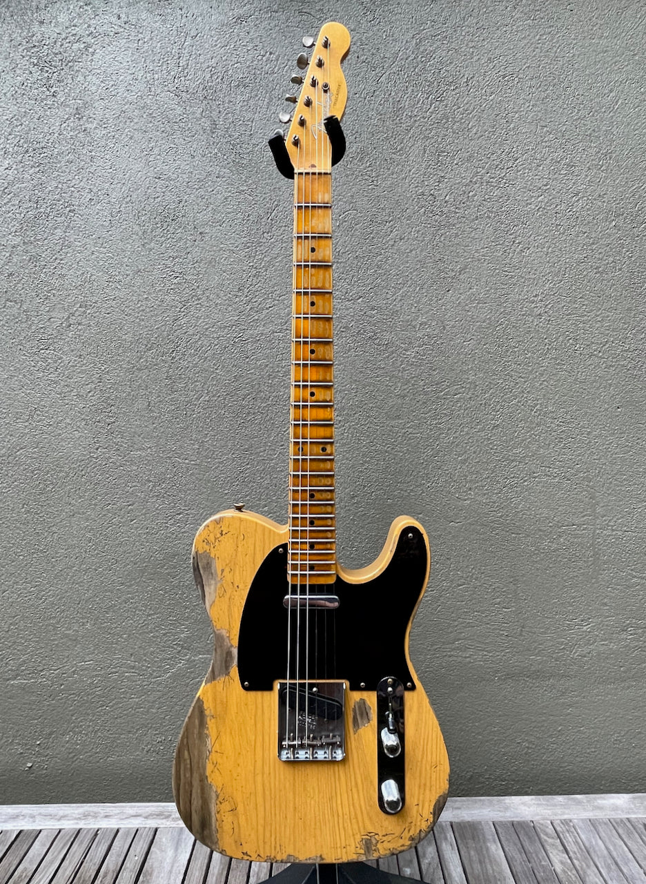 2021 Fender Custom Shop 1953 Telecaster Heavy Relic Butterscotch Blonde