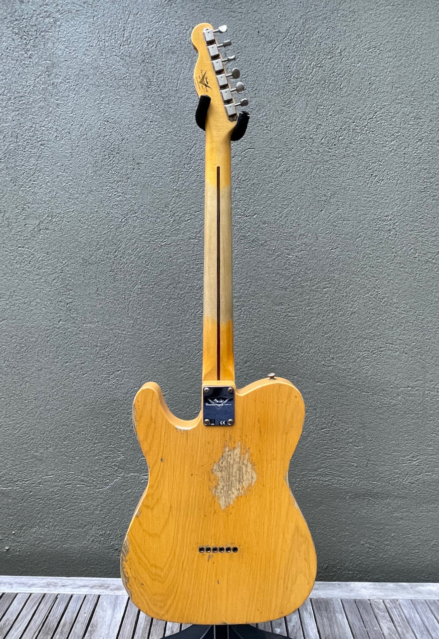 2021 Fender Custom Shop 1953 Telecaster Heavy Relic Butterscotch Blonde