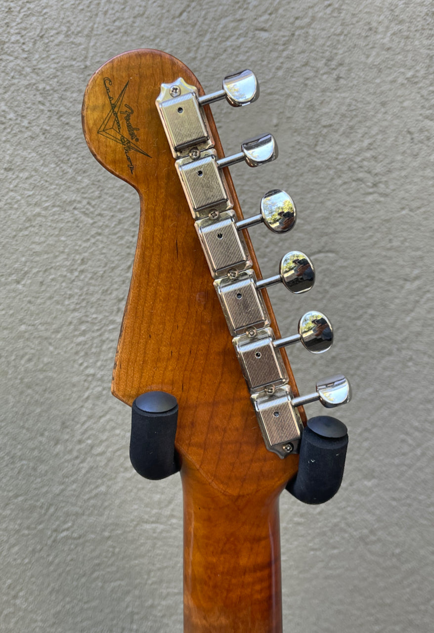 2021 Fender Custom Shop '60 Stratocaster GT11 Heavy Relic Sonic Blue Roasted Maple Neck