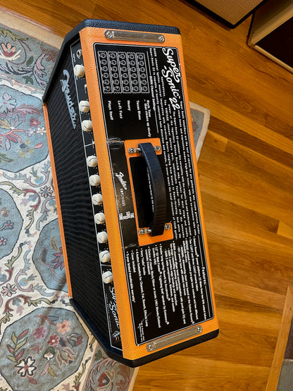 2013 Fender SuperSonic 22 FSR Limited Edition Orange/Black Tolex