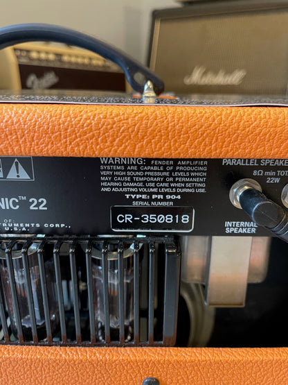 2013 Fender SuperSonic 22 FSR Limited Edition Orange/Black Tolex