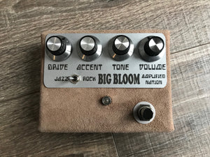 Amplified Nation Big Bloom Overdrive Pedal Dogwood Suede